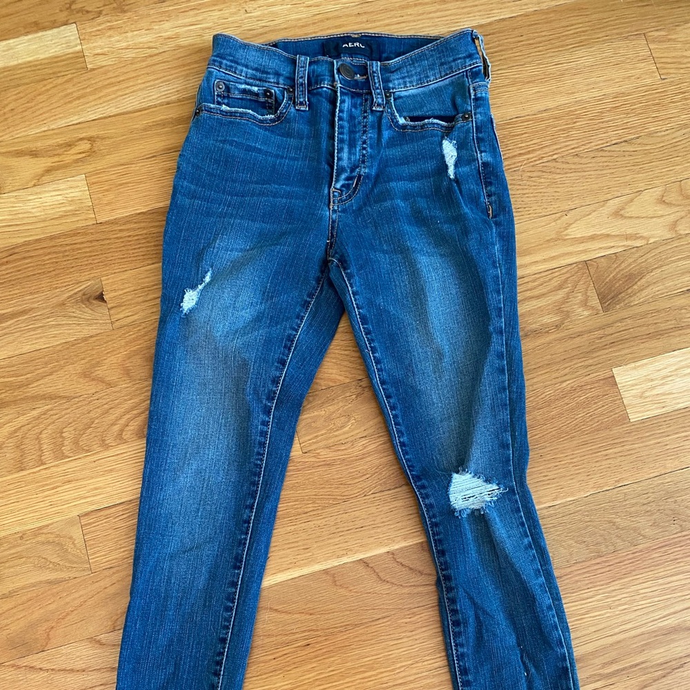 AERO High Rise Jeans, Size 000 Short